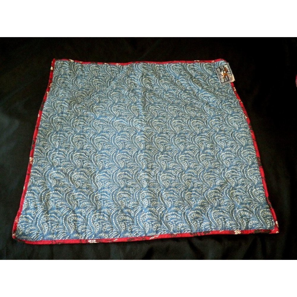 American Living Sullivan Euro Sham Blue White